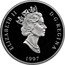 Canada 300 Dollars Bison 1997 Proof KM# 303 ELIZABETH II D G REGINA 1997 coin obverse