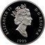 Canada 300 Dollars Canadian lynx 1995 Proof KM# 269 ELIZABETH II D G REGINA 1995 coin obverse