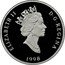 Canada 300 Dollars Grey Wolf 1998 Proof KM# 325 ELIZABETH II D∙G∙REGINA 1998 coin obverse