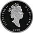 Canada 300 Dollars Polar bear 1990 Proof; in sets only KM# 177 ELIZABETH II D∙G∙REGINA 1990 coin obverse