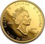 Canada 350 Dollars Pacific Dogwood 2000 Proof KM# 404 ELIZABETH II CANADA D G REGINA 2000 .99999 FINE GOLD 350 DOLLARS OR PUR coin obverse