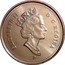 Canada 5 Cents Beaver 2001 P KM# 182b ELIZABETH II D∙G∙REGINA P coin obverse