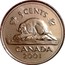 Canada 5 Cents Beaver 2001 P KM# 182b 5 CENTS CANADA DATE coin reverse