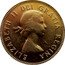 Canada 5 Cents The Beaver 1964 Extra water line KM# 57 ELIZABETH II DEI GRATIA REGINA coin obverse