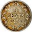 Canada 5 Cents Victoria 1873 KM# 2 5 CENTS DATE coin reverse
