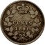 Canada 5 Cents Victoria 1891 KM# 2 5 CENTS DATE coin reverse