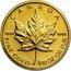Canada 5 Dollars Maple Leaf 2003 KM# 188 CANADA 9999 9999 FINE GOLD 1/10 OZ OR PUR coin reverse