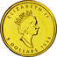 Canada 5 Dollars Maple Leaf hologram 1999 KM# 366 ELIZABETH II 5 DOLLARS 1999 coin obverse