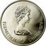 Canada 5 Dollars Olympic Flame 1976 Proof KM# 110 ELIZABETH II CANADA 1976 coin obverse