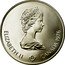 Canada 5 Dollars Olympic village 1976 Proof KM# 109 ELIZABETH II CANADA 1976 coin obverse
