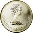 Canada 5 Dollars Platform Diver 1975 Proof KM# 101 ELIZABETH II CANADA 1975 coin obverse