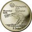 Canada 5 Dollars Platform Diver 1975 Proof KM# 101 OLYMPIADE XXI MONTRÉAL 1976 OLYMPIAD 5 DOLLARS coin reverse