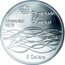 Canada 5 Dollars Swimming 1975 Proof KM# 100 OLYMPIADE XXI MONTRÉAL 1976 OLYMPIAD 5 DOLLARS coin reverse