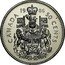 Canada 50 Cents Coat of arms SmBds 1986 KM# 75.3 CANADA DATE 50 CENTS coin reverse