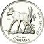 Canada 50 Cents Moose Calf 1996 Proof KM# 283 ALCES ALCES CANADA 50 CENTS 1996 coin reverse