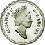 Canada 50 Cents Red-tailed Hawk 2000 Proof KM# 390 ELIZABETH II D. G. REGINA coin obverse