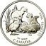 Canada 50 Cents Wood Ducklings 1996 Proof KM# 284 AIX SPONSA CANADA 50 CENTS 1996 coin reverse