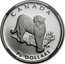 Canada 75 Dollars Cougar 1992 Proof; in sets only KM# 227 75 DOLLARS CANADA GM coin reverse