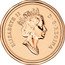 Canada Cent Confederation (1992) Proof KM# 204 ELIZABETH II D∙G∙REGINA coin obverse