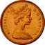 Canada Cent Elizabeth II 2nd portrait 1965 Small beads, blunt 5 KM# 59.1 ELIZABETH II D∙G∙REGINA coin obverse