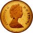 Canada Cent Elizabeth II 2nd portrait 1981 KM# 127 1 CENT CANADA KG coin reverse