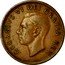 Canada Cent George VI 1951 KM# 41 GEORGIVS VI DEI GRATIA REX HP coin obverse
