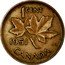 Canada Cent George VI 1951 KM# 41 1 CENT K∙G CANADA coin reverse