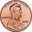 USA Cent Lincoln Bicentennial 2009 D KM# 444a IN GOD WE TRUST LIBERTY coin obverse