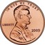 USA Cent Lincoln Bicentennial 2009 KM# 444 IN GOD WE TRUST LIBERTY coin obverse