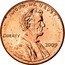 USA Cent Lincoln Bicentennial 2009 KM# 442 IN GOD WE TRUST LIBERTY coin obverse