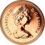 Canada Cent Maple leaves 1979 KM# 59.2 ELIZABETH II D G REGINA coin obverse