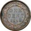 Canada Cent Victoria Province of Canada 1858 KM# 1 ONE CENT coin reverse