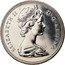 Canada Dollar Manitoba 1970 Prooflike KM# 78 ELIZABETH II D G REGINA coin obverse