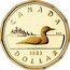 Canada Dollar Proof Loon 1989 Proof KM# 157 CANADA 1987 DOLLAR coin reverse