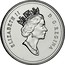 Canada Dollar Royal Canadian Mounted Police 1998 Proof KM# 306 ELIZABETH II D ∙ G ∙ REGINA coin obverse