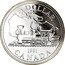 Canada Dollar Trans-Canada Railway 1981 Proof KM# 130 DOLLAR 1981 CANADA coin reverse