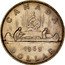 Canada Dollar Voyageur Design 1969 KM# 76.1 CANADA DATE DOLLAR coin reverse