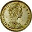 Canada Dollar Voyageurs. 1966 Small beads KM# 64.1 ELIZABETH II D ∙ G ∙ REGINA coin obverse