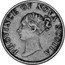 Canada Halfpenny Token (Victoria Mayflower) KM# 5a VICTORIA D : G : BRITANNIAR : REG : F : D 1856 coin obverse