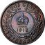 Canada One Cent George V 1913 KM# 16 ONE CENT NEWFOUNDLAND coin reverse