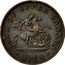 Canada One Half-penny Bank of Upper Canada Token 1854 KM# Tn2 BANK OF UPPER CANADA coin obverse