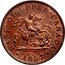 Canada One Half-penny Bank of Upper Canada Token 1857 Proof KM# Tn2a BANK OF UPPER CANADA coin obverse