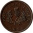 Canada One Penny Token George IV 1832 (imitation) KM# 2a ONE PENNY TOKEN coin reverse