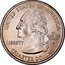 USA Quarter Dollar Alaska 2008 P Satin finish KM# 424 ALASKA 1959 E PLURIBUS UNUM THE GREAT LAND coin reverse