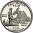USA Quarter Dollar California 2005 S KM# 370a CALIFORNIA 1850 E PLURIBUS UNUM JOHN MUIR YOSEMITE VALLEY coin reverse