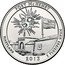 USA Quarter Dollar Fort MCHENRY 2013 S KM# 545 FORT MCHENRY MARYLAND E PLURIBUS UNUM coin reverse