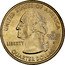 USA Quarter Dollar Hawaii 2008 P Satin finish KM# 425 HAWAII 1959 E PLURIBUS UNUM UA MAU KE EA O KA AINA I KA PONO coin reverse