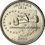 USA Quarter Dollar Indiana 2002 P KM# 334 UNITED STATES OF AMERICA QUARTER DOLLAR LIBERTY IN GOD WE TRUST coin obverse