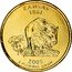 USA Quarter Dollar Kansas 2005 P KM# 373 UNITED STATES OF AMERICA QUARTER DOLLAR LIBERTY IN GOD WE TRUST coin obverse