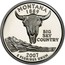 USA Quarter Dollar Montana 2007 S KM# 396a MONTANA 1889 E PLURIBUS UNUM BIG SKY COUNTRY coin reverse